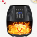 Forno de fritadeira de ar de aço inoxidável 5.5L com tela de toque